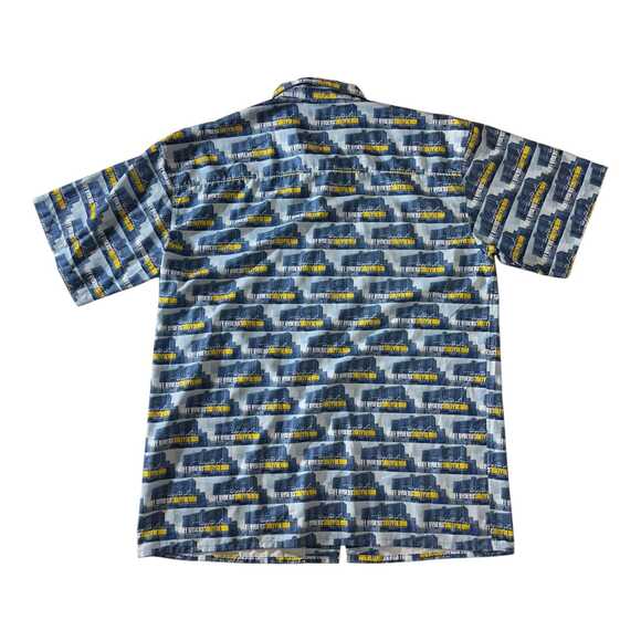 Vintage All Over Print Ruff Ryders‎ Faded Button Down Shirt 2XL DMX Bronx - Picture 2 of 5